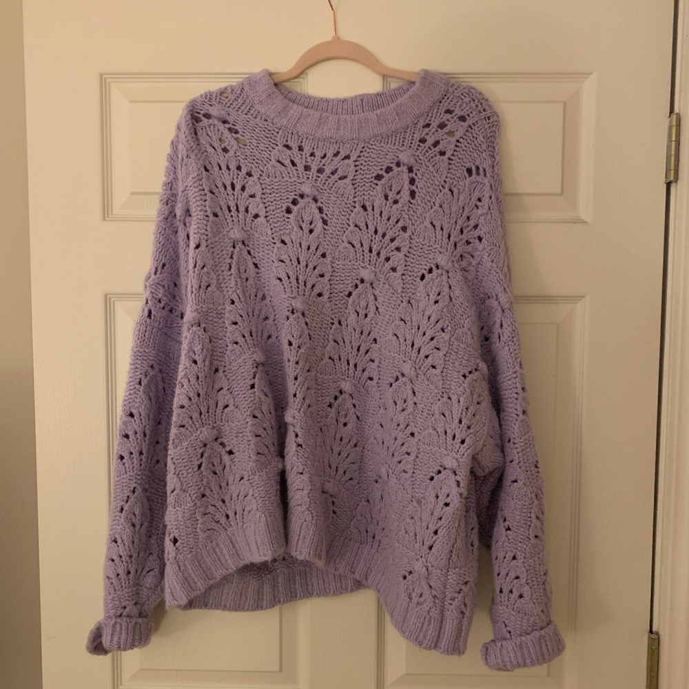 AERIE lilac sweater 💕